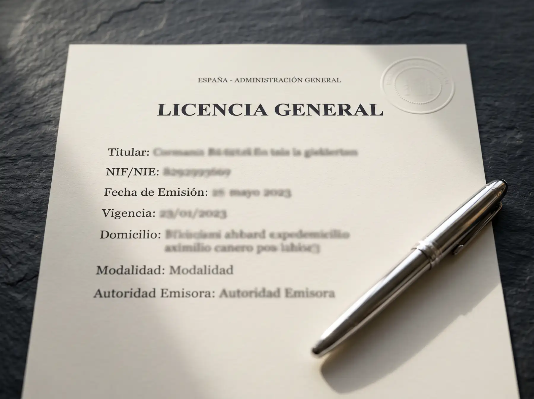 Documento oficial con licencia DGOJ para operador de apuestas deportivas en España